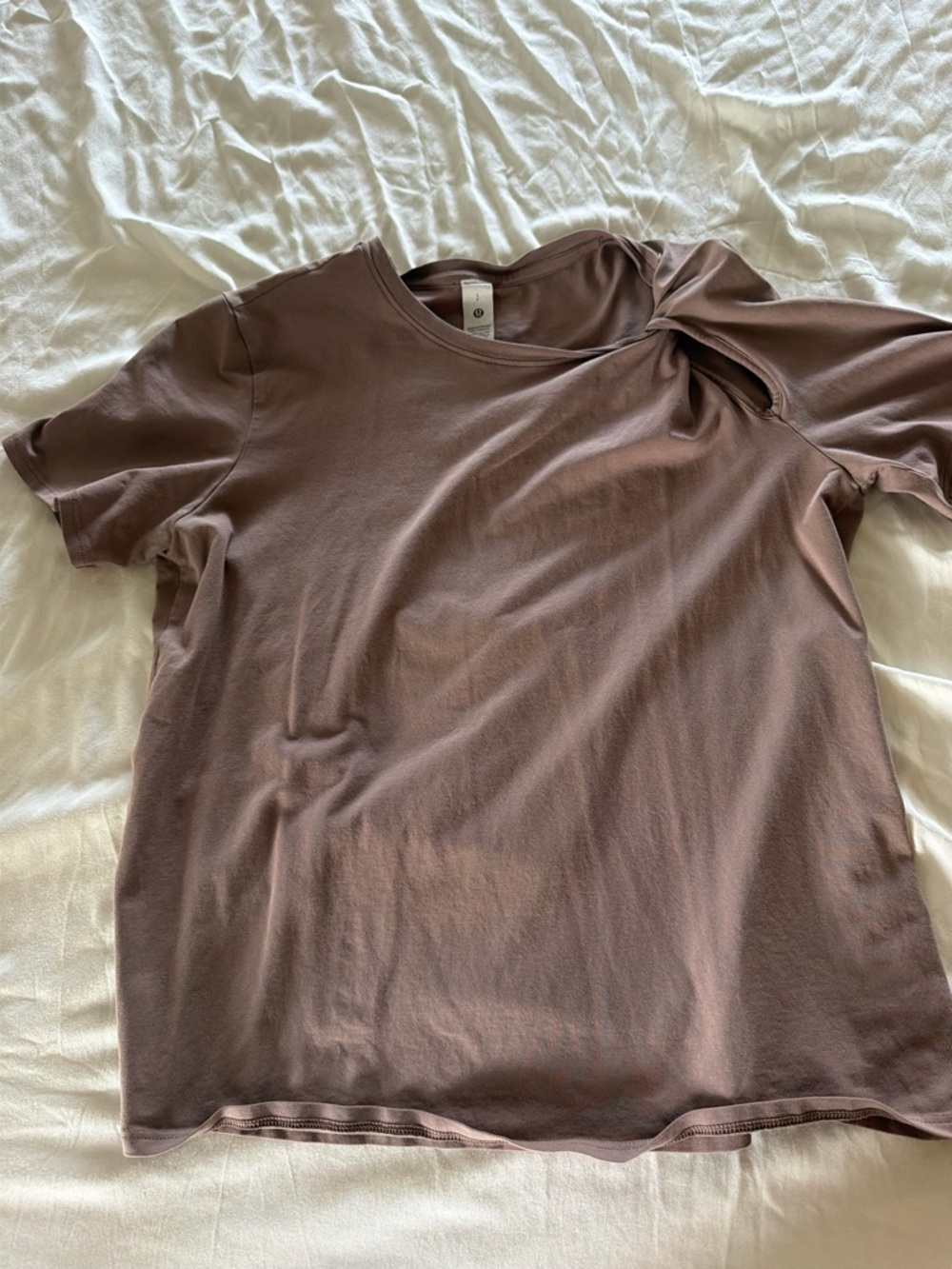 lululemon athletica Crew Tee in Dusty Mauve